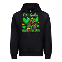 Black not lucky simply blessed Urban Hoodie - Artiststas