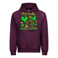 Mauve Wine not lucky simply blessed Urban Hoodie - Artiststas