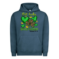Pigment Midnight Navy not lucky simply blessed Urban Hoodie - Artiststas
