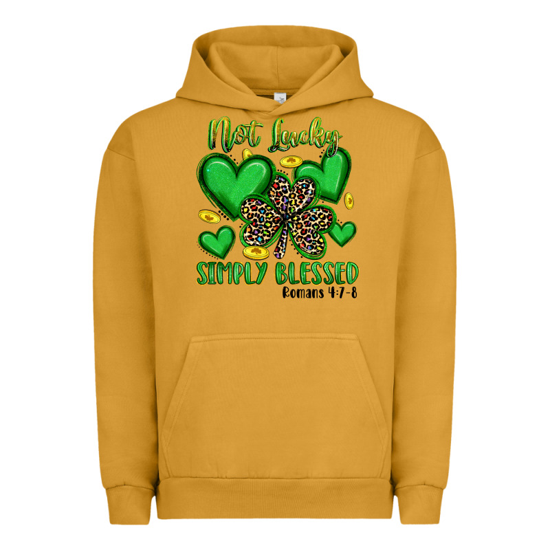 Not Lucky Simply Blessed Urban Hoodie by Artiststas | Teevron