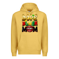 Antique Gold Dope black mom Premium Hoodie - FaDigitalArtStudio