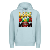 Blue Mist Dope black mom Premium Hoodie - FaDigitalArtStudio