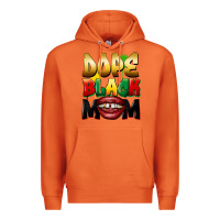 Carrot Dope black mom Premium Hoodie - FaDigitalArtStudio