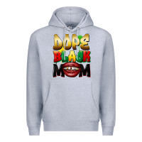 Heather Grey Dope black mom Premium Hoodie - FaDigitalArtStudio