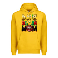 Lemon Dope black mom Premium Hoodie - FaDigitalArtStudio