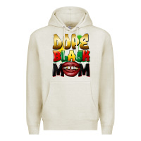 Oatmeal Heather Dope black mom Premium Hoodie - FaDigitalArtStudio