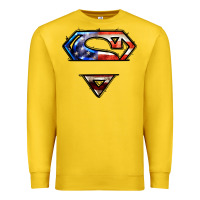 Lemon super american flag logo Premium Sweatshirt - LillyAllenDesigns