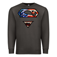 Smoke super american flag logo Premium Sweatshirt - LillyAllenDesigns