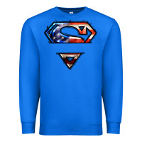 True Royal super american flag logo Premium Sweatshirt - LillyAllenDesigns