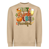 Mushroom eat drink and be thankful Heavyweight Sweatshirt - CowGirlArtShop