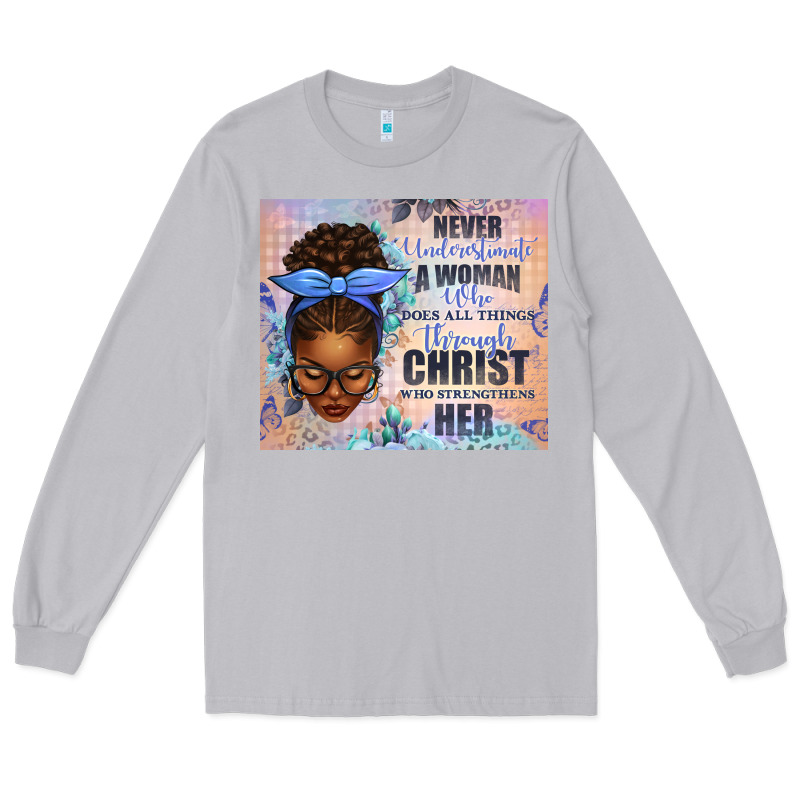 Never Underestimate A Woman Who Does Long Sleeve Tee by texasbilliewilder | Teevron