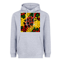Heather Grey african colors pattern Heavyweight Hoodie - BundleAndBundleShop