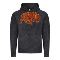 Vintage Arctic Bison Silhouette Red Skull Vintage Hoodie - Bettercallsaul