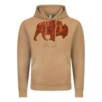 Vintage Camel Bison Silhouette Red Skull Vintage Hoodie - Bettercallsaul