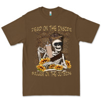 Cacao dead inside boujee outside Premium Tee - MaliasSmallBusiness