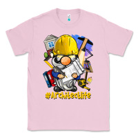 Bubblegum Pink Architect life gnome Classic Tee - BarkalooDesign