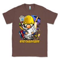 Chestnut Architect life gnome Classic Tee - BarkalooDesign