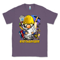 Lavender Architect life gnome Classic Tee - BarkalooDesign