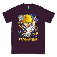 Plum Architect life gnome Classic Tee - BarkalooDesign