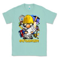 Seafoam Architect life gnome Classic Tee - BarkalooDesign