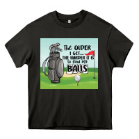 Asphalt funny golf Heavy Core Tee - MaliasSmallBusiness