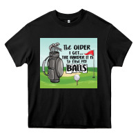 Black funny golf Heavy Core Tee - MaliasSmallBusiness