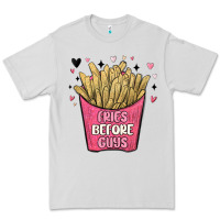 Dove Grey fries before guys Premium Tee - MaliasSmallBusiness