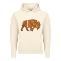 Vintage Artic Western Vintage Bison Silhouette Vintage Hoodie - Bettercallsaul
