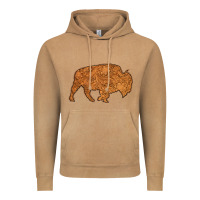 Vintage Camel Western Vintage Bison Silhouette Vintage Hoodie - Bettercallsaul