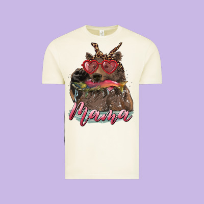 Mother's Day Glasses Leopard Bandana Mama Bear Hunting Fish Vintage Tee Designed By Ranaportraitstore