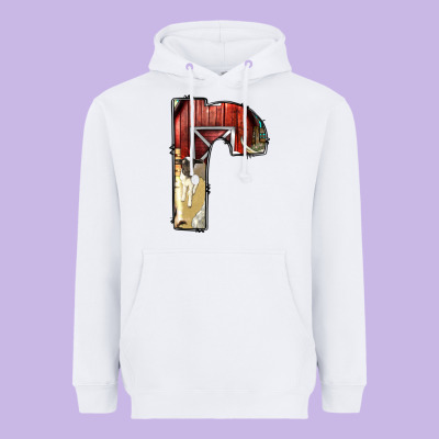 Farm Life Alphabet Lowercase Letters R Heavyweight Hoodie Designed By Bundleandbundleshop