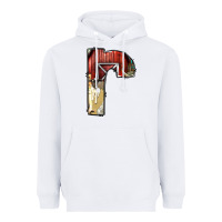 White farm life alphabet lowercase letters r Heavyweight Hoodie - BundleAndBundleShop