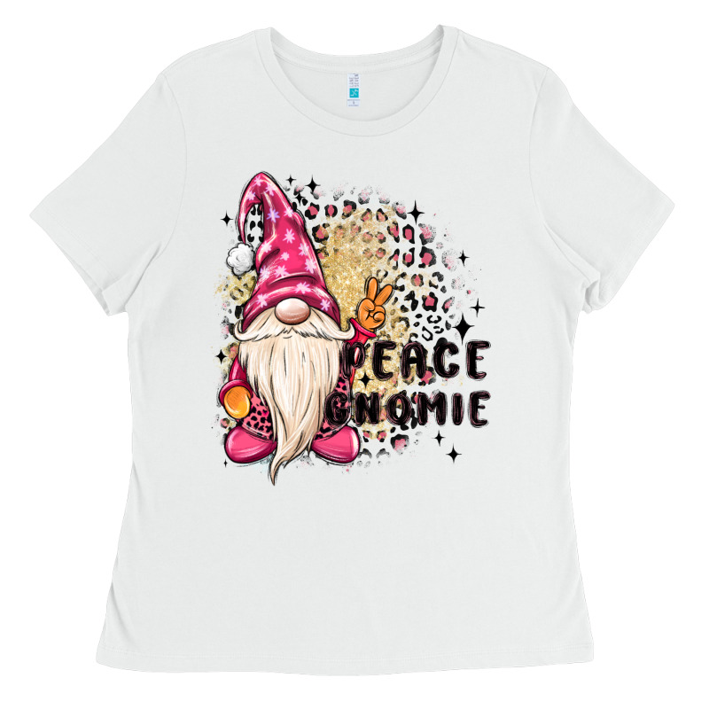 Peace Gnomie Ladies Tee by MaliasSmallBusiness | Teevron