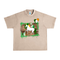 French Oak Unicorn Dabbing with Shamrock for St. Patricks Day Urban Heavy Tee - Bettercallsaul