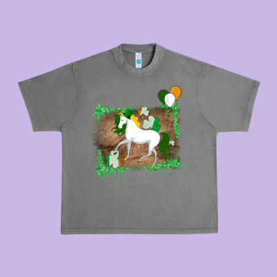 Unicorn Dabbing With Shamrock For St. Patricks Day Urban Heavy Tee Designed By Bettercallsaul