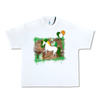 White Unicorn Dabbing with Shamrock for St. Patricks Day Urban Heavy Tee - Bettercallsaul
