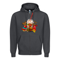 Smoke teacher frappe coffee Zipper Hoodie - FaDigitalArtStudio