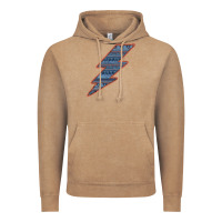 Vintage Coffee Western Orange Border Aztec Lightning Vintage Hoodie - Bettercallsaul