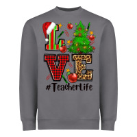 Storm love teacher life christmas Heavyweight Sweatshirt - CowGirlArtShop
