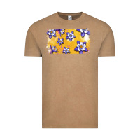 Vintage Coffee Rocky Mountain Columbine Flower Vintage Tee - Bettercallsaul