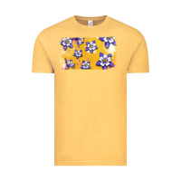 Vintage Mustard Rocky Mountain Columbine Flower Vintage Tee - Bettercallsaul