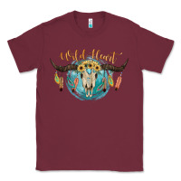Burgundy Wild Heart Classic Tee - JahusDesignShop