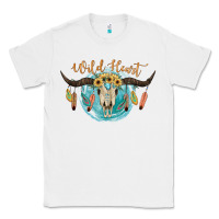 White Wild Heart Classic Tee - JahusDesignShop