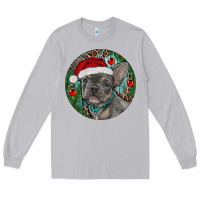 Moon Dust Frenchie Christmas Long Sleeve Tee - RanaPortraitStore