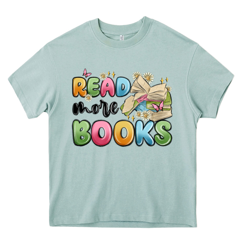 Read More Books Heavy Core Tee by MaliasSmallBusiness | Teevron
