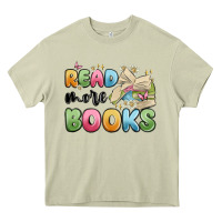 Mossy read more books Heavy Core Tee - MaliasSmallBusiness