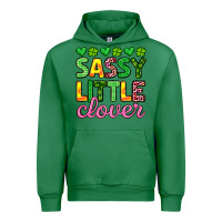 Emerald sassy little clover st patrick s day Urban Hoodie - Artiststas