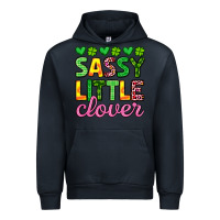 Navy sassy little clover st patrick s day Urban Hoodie - Artiststas