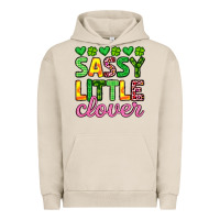 Pigment French Oak sassy little clover st patrick s day Urban Hoodie - Artiststas