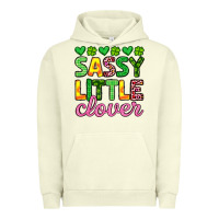 Pigment Pistachio sassy little clover st patrick s day Urban Hoodie - Artiststas